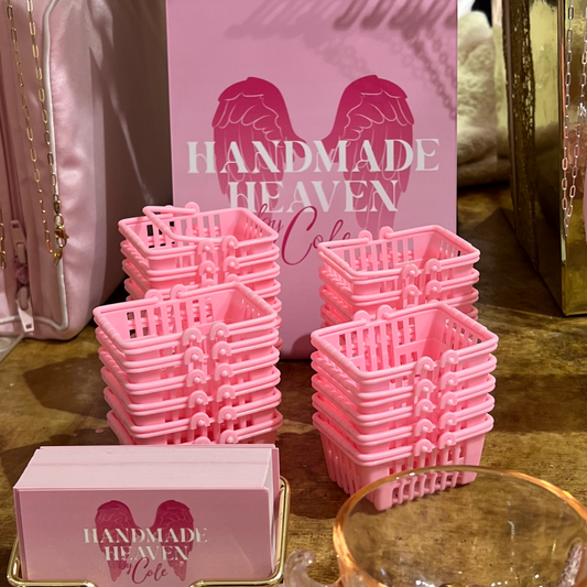 Mini Pink Handmade Heaven Baskets